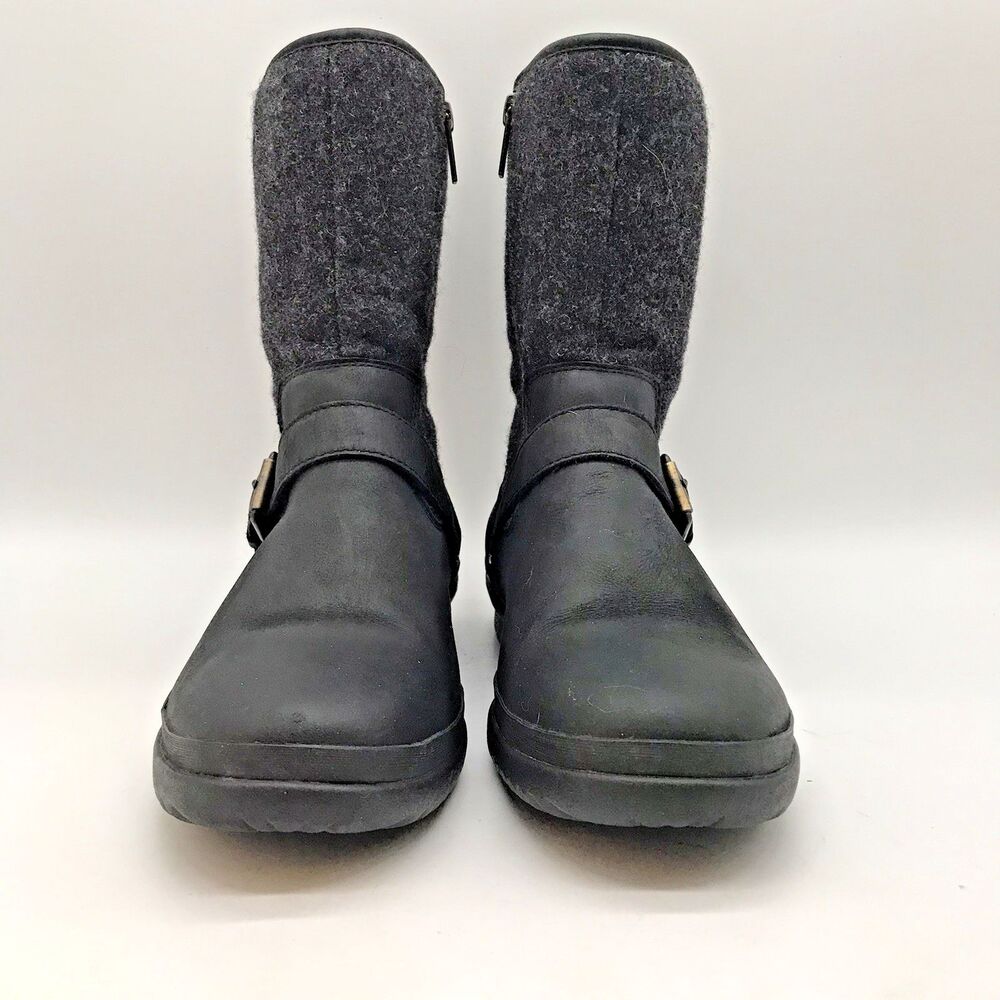 UGG Black and Gray Combat Boots - Picture 2 of 12